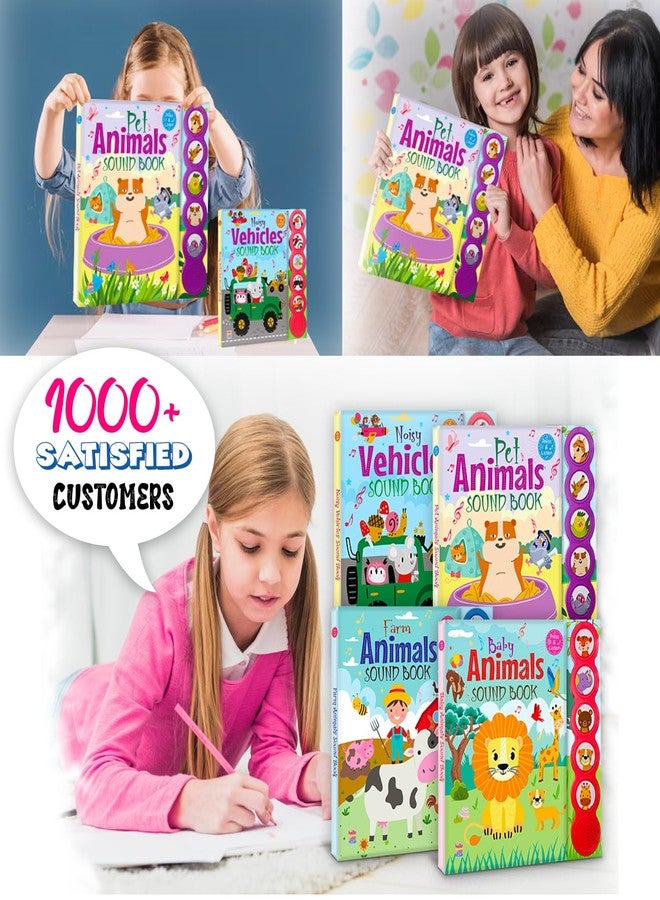 BRIJBASI Pet Animals Sound Book | Interactive Storybook with Realistic Animal Sounds | Fun Learning Board Book for Toddlers and Kids - Image 4